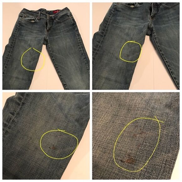 Distressed Seven7 Skinny Jeans Sz 2 - Picture 7 of 8